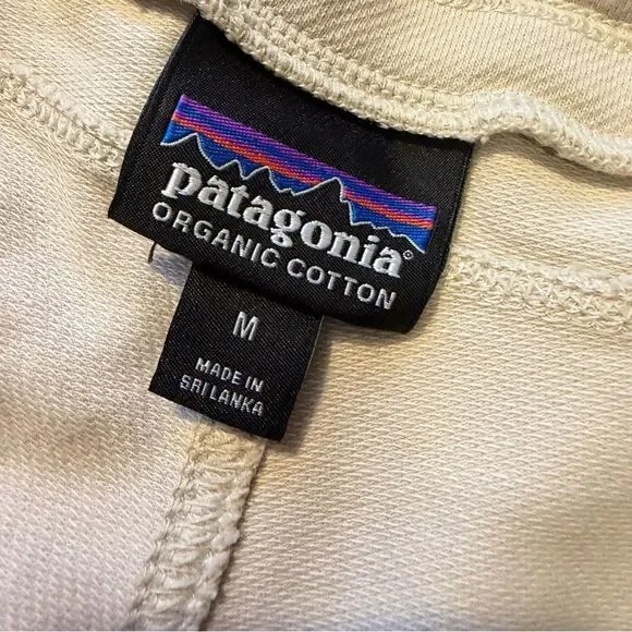 Patagonia Women’s organic cotton slim fit cuffed jogger drawstring Pants medium - Picture 6 of 7